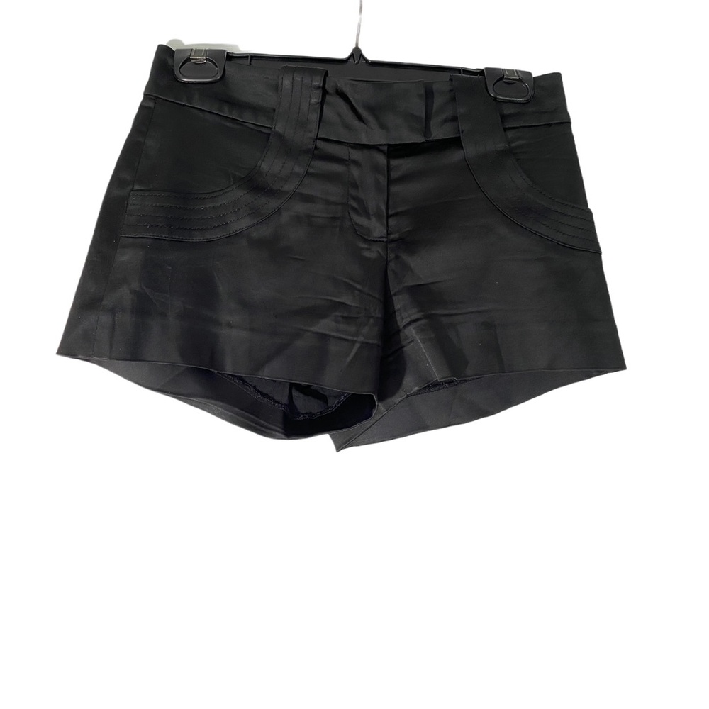 🕷Shinny Black Mini Shorts 🕷
